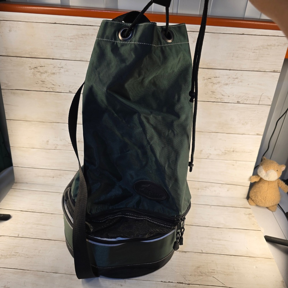 High Sierra Insulated Cooler Backpack Green Drawstring Mesh Picnic Bag